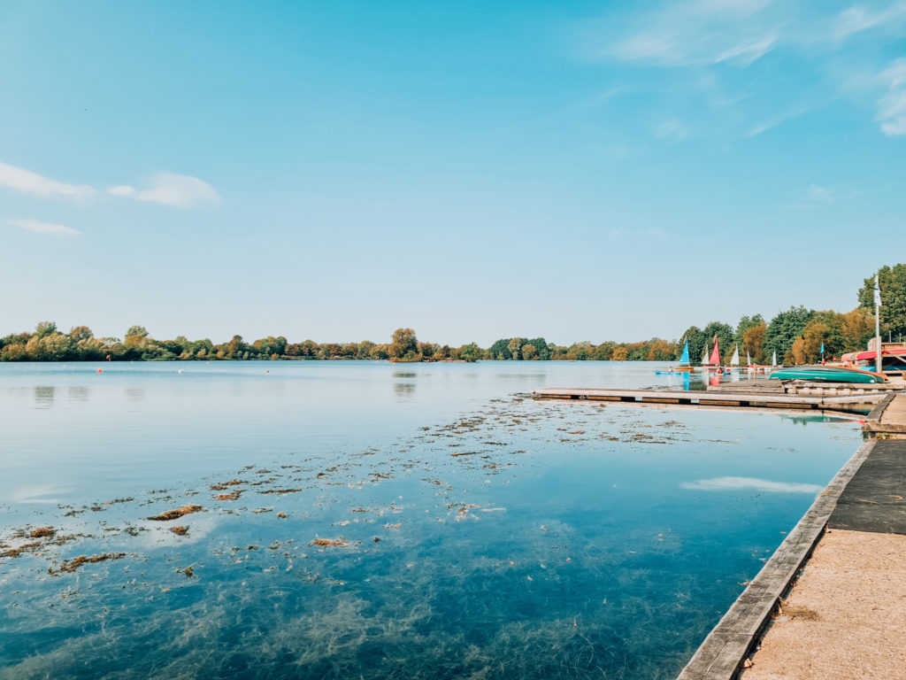 The Cotswold water park lake