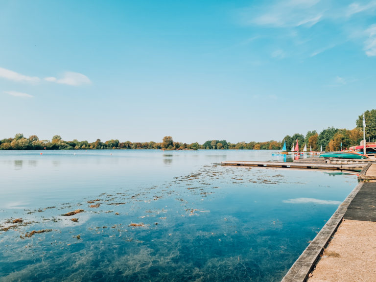 The Cotswold water park lake