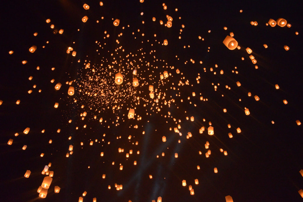 Yi Peng Lantern Festival Chiang Mai Thailand