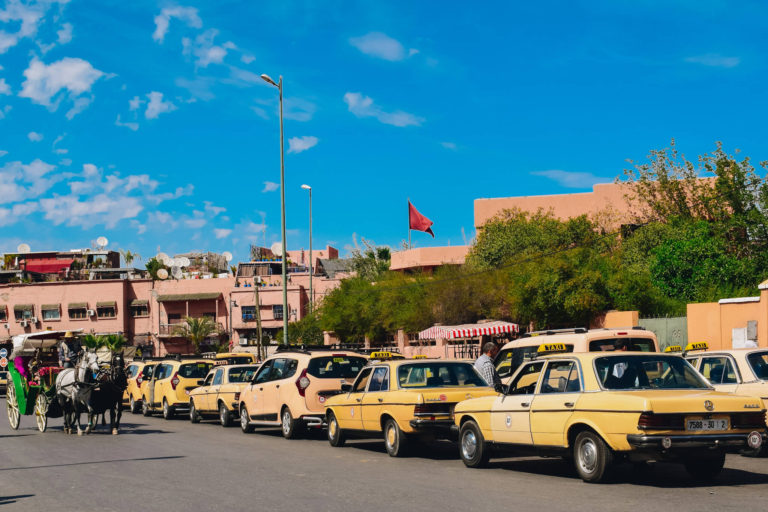 Moroccan Taxi Stand