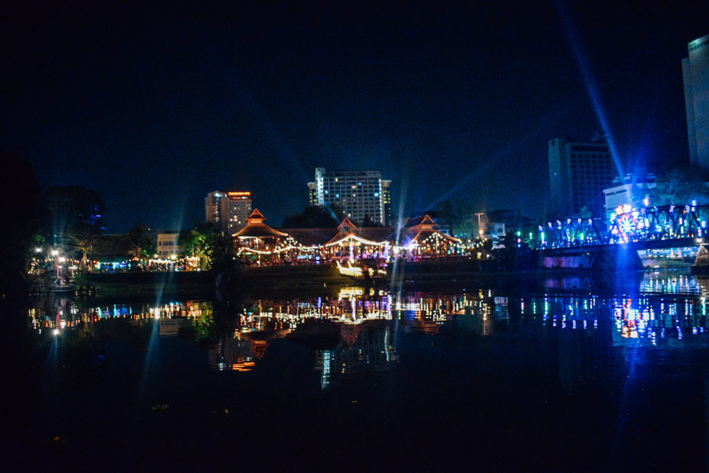 View of Chiang Mai From The Iron Bridge