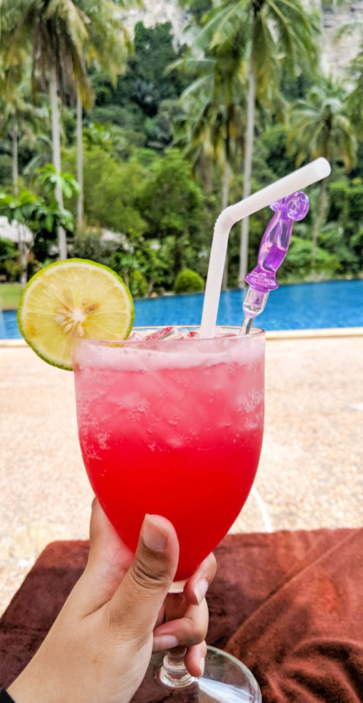 Mocktail Poolside At The Ban Sainai Resort