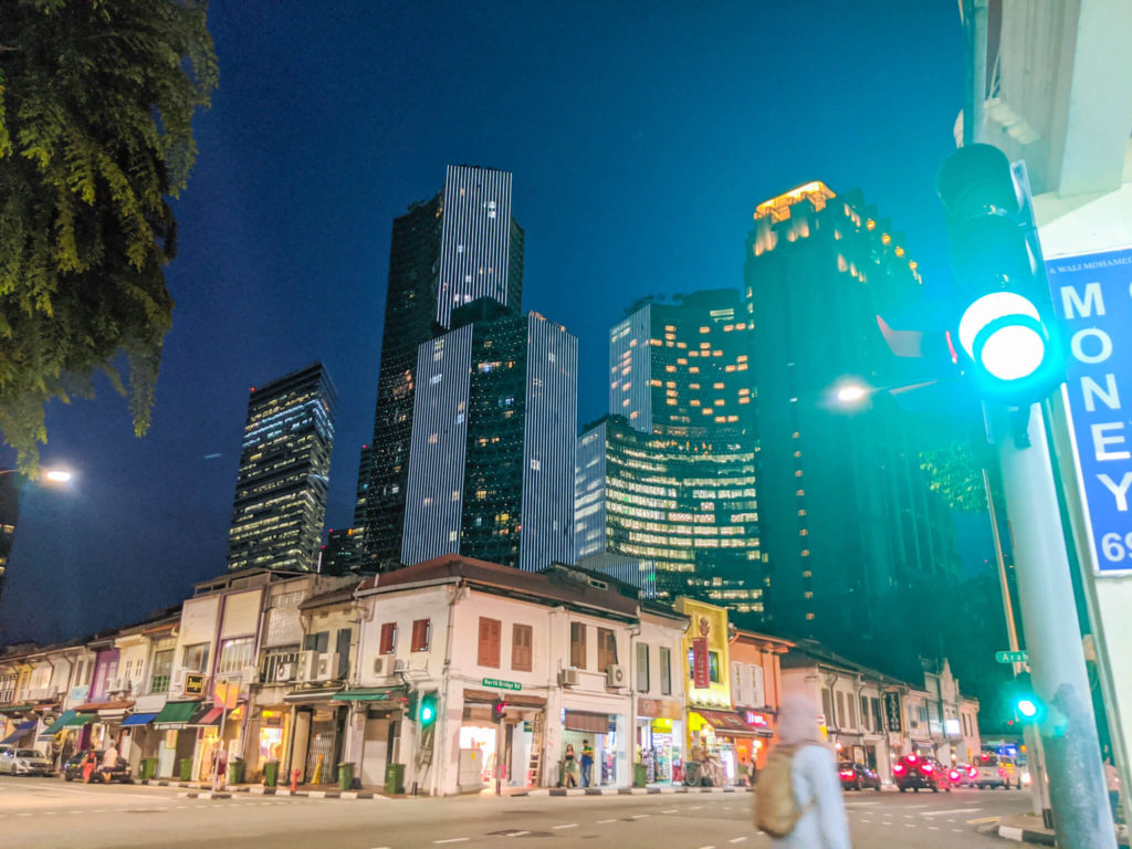 Singapore at night