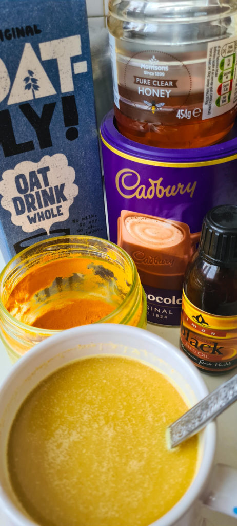 Golden hot chocolate recipe