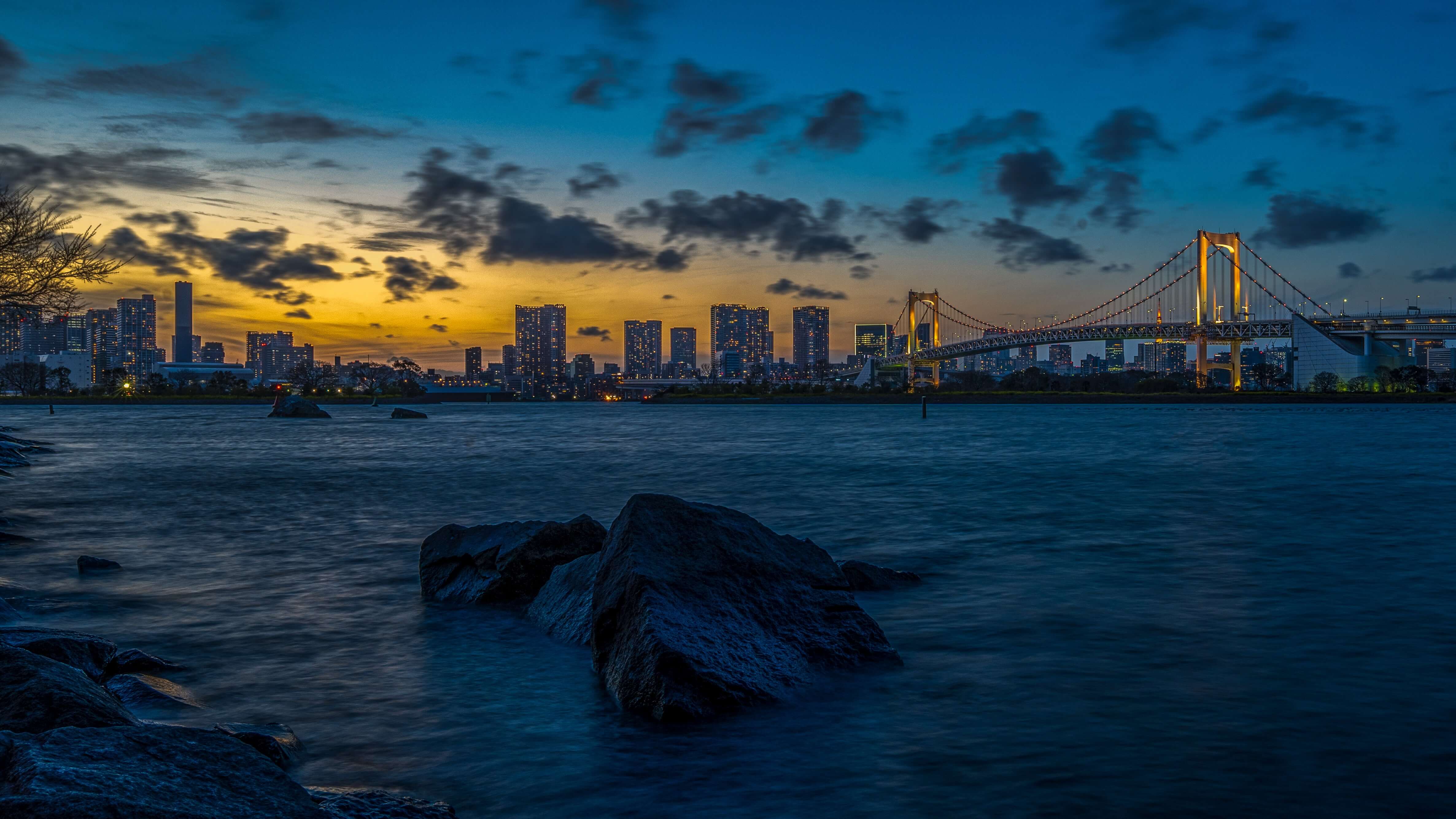 view of tokyo from Odaiba