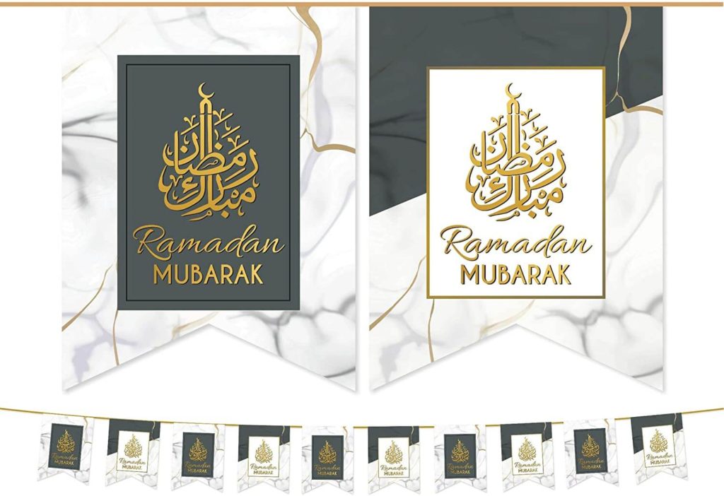 Ramadan Mubarak Party Flags Bunting Decorations