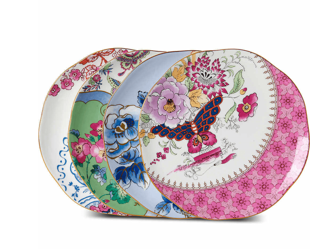 Wedgwood Butterfly Bloom Set of Four Plates