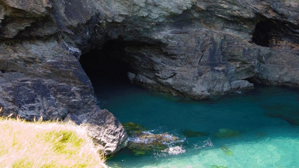 Merlin's Cave Cornwall