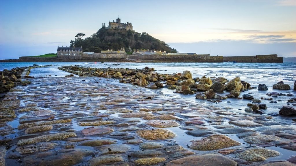 The St Michael's Mount In Cornwall