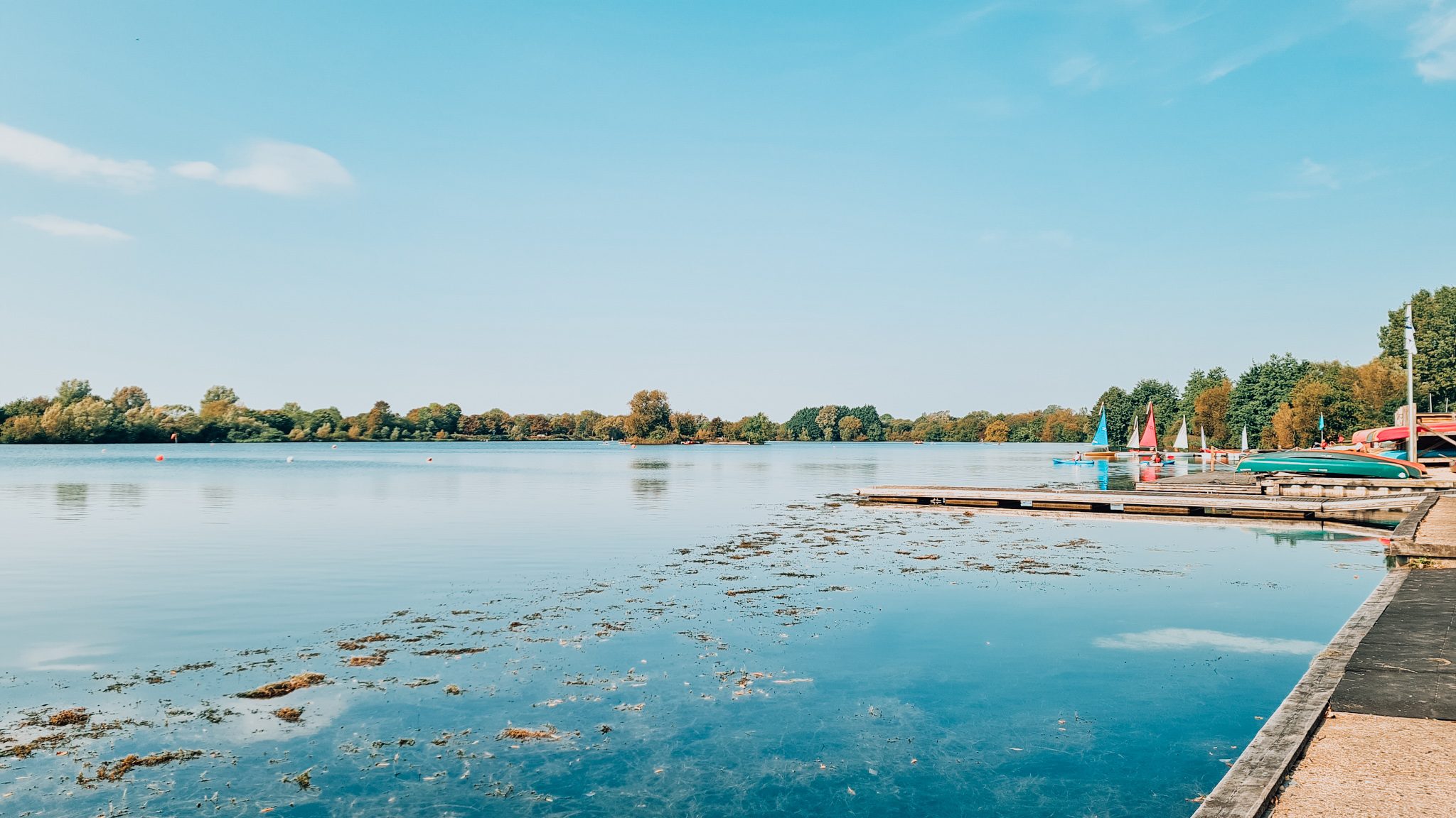 The Cotswold water park lake