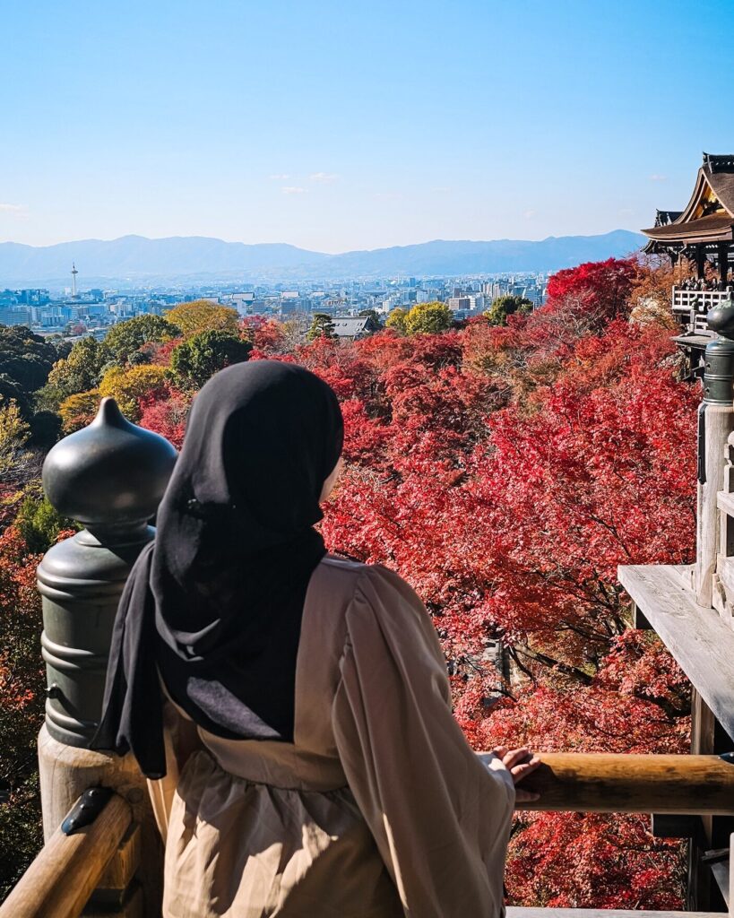 Noor The Veiled Explorer in Kyoto Japan